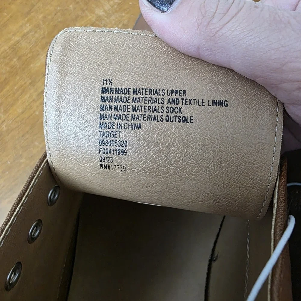 Men's Leo Oxford Dress Shoes - Goodfellow & Co Brown 11.5 Need Laces‎